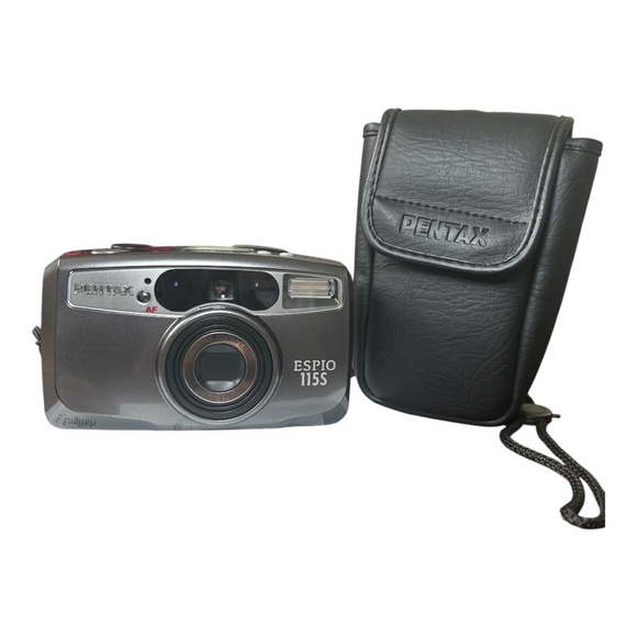 Vintage Pentax Zoom Lens ESPIO115S 38mm-115mm Film Camera, Grey, Black, EUC - Picture 6 of 7